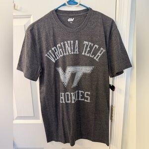 4thAND1 Virginia tech Hokies logo gray T-shirt new with tags SMALL college